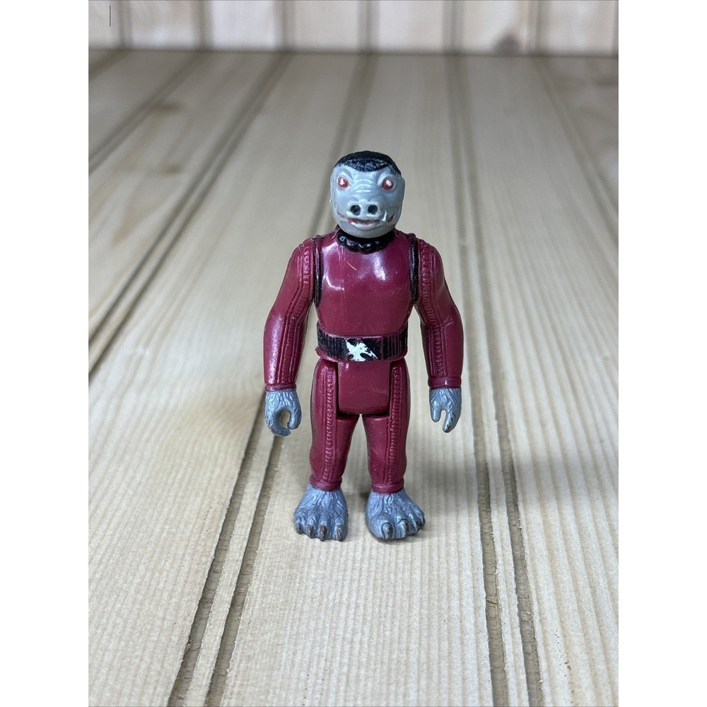 Vintage Star Wars Snaggletooth 1978 Kenner Cantina Creature Action Figure‎ Red
